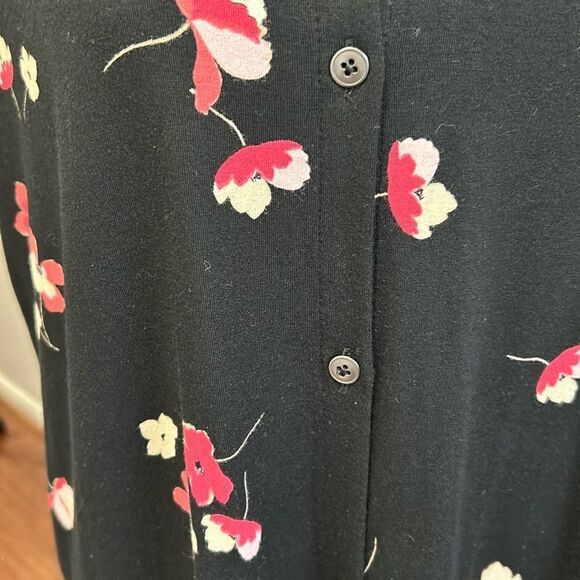 HP🎉❤️J.Jill Floral Pima Cotton Dress - Picture 2 of 9